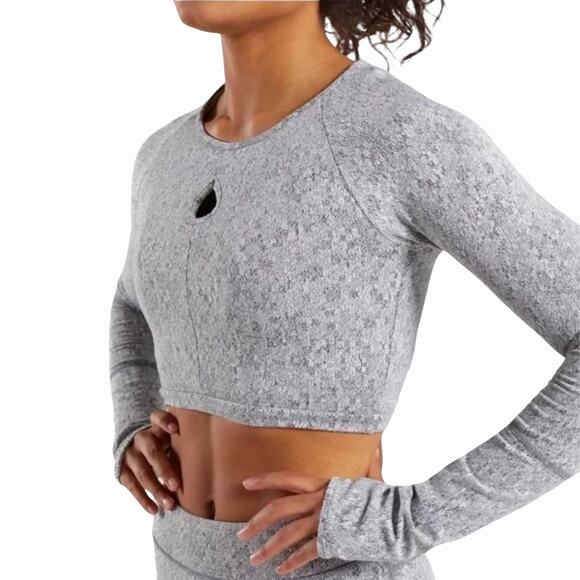 Gymshark Tops - Gymshark Fleur Texture Long Sleeve Top